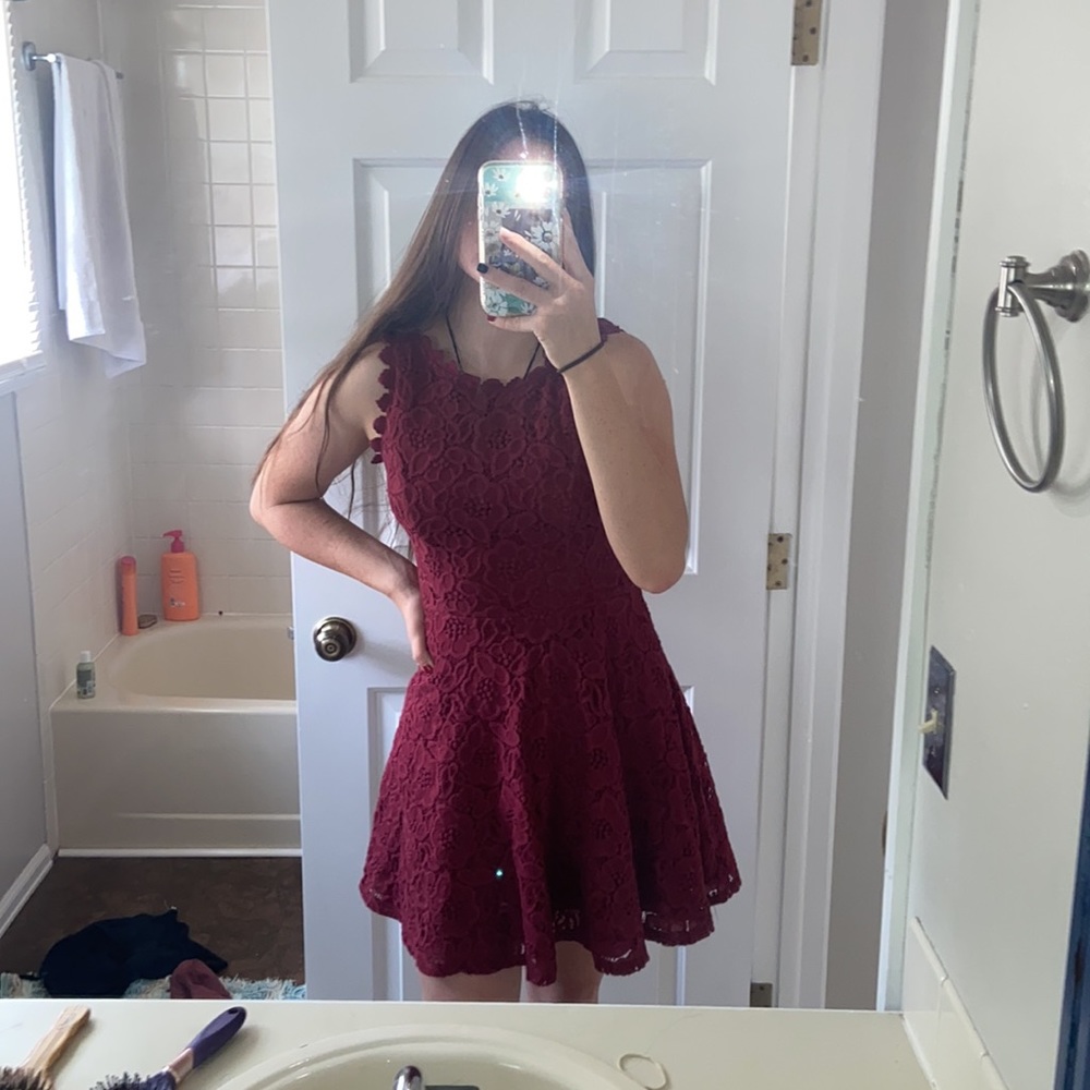 red dress perfect for any formal occasion!!